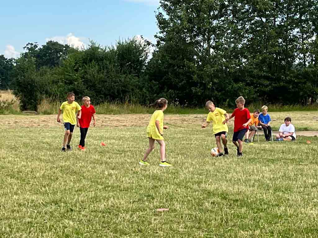 Spieler auf dem Feld