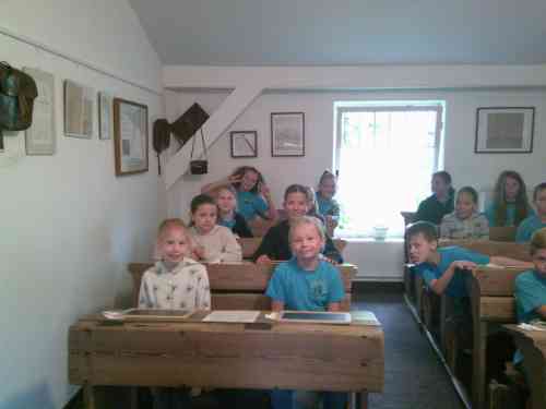 Im alten Klassenraum
