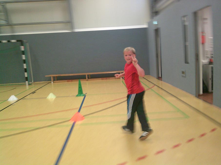 Beim Lauf