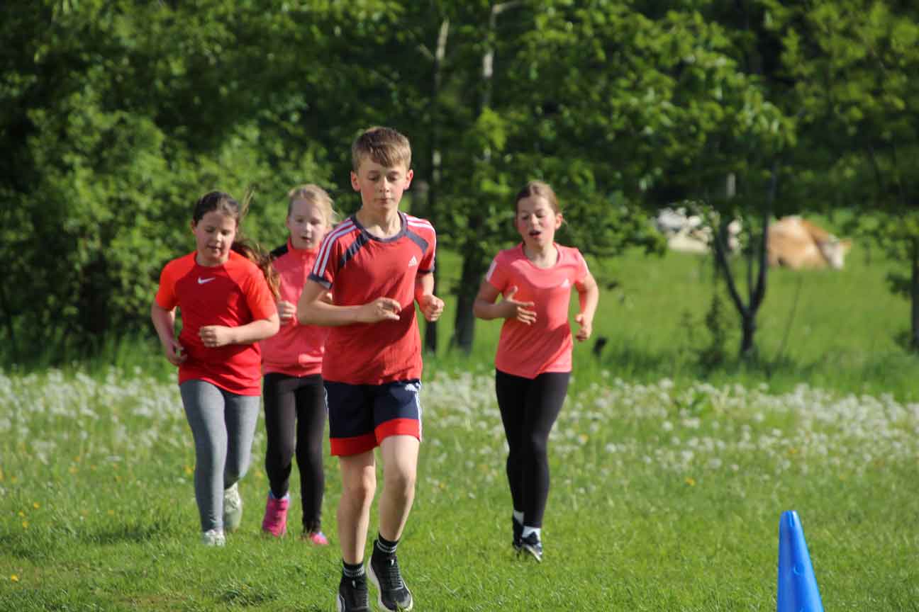 Klasse 3 beim Lauf