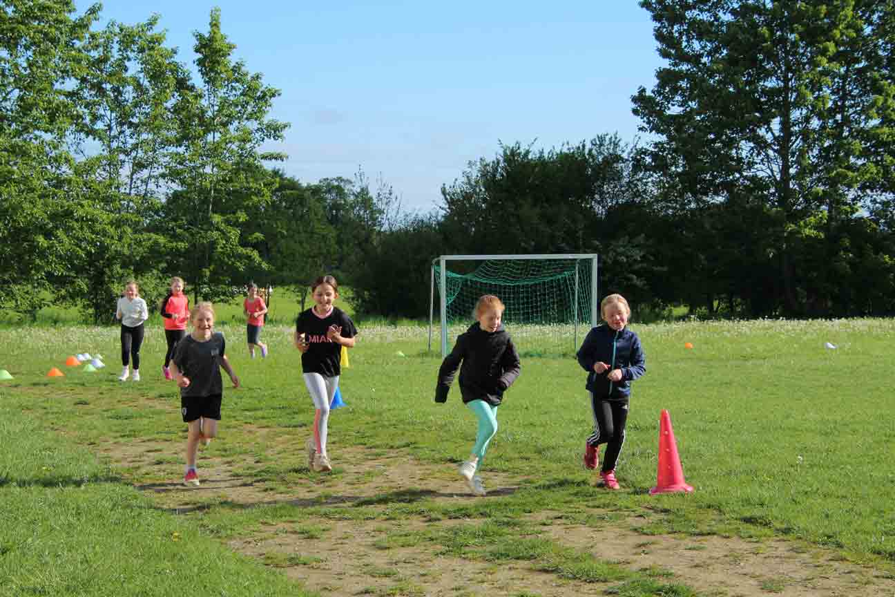 Klasse 3 beim Lauf