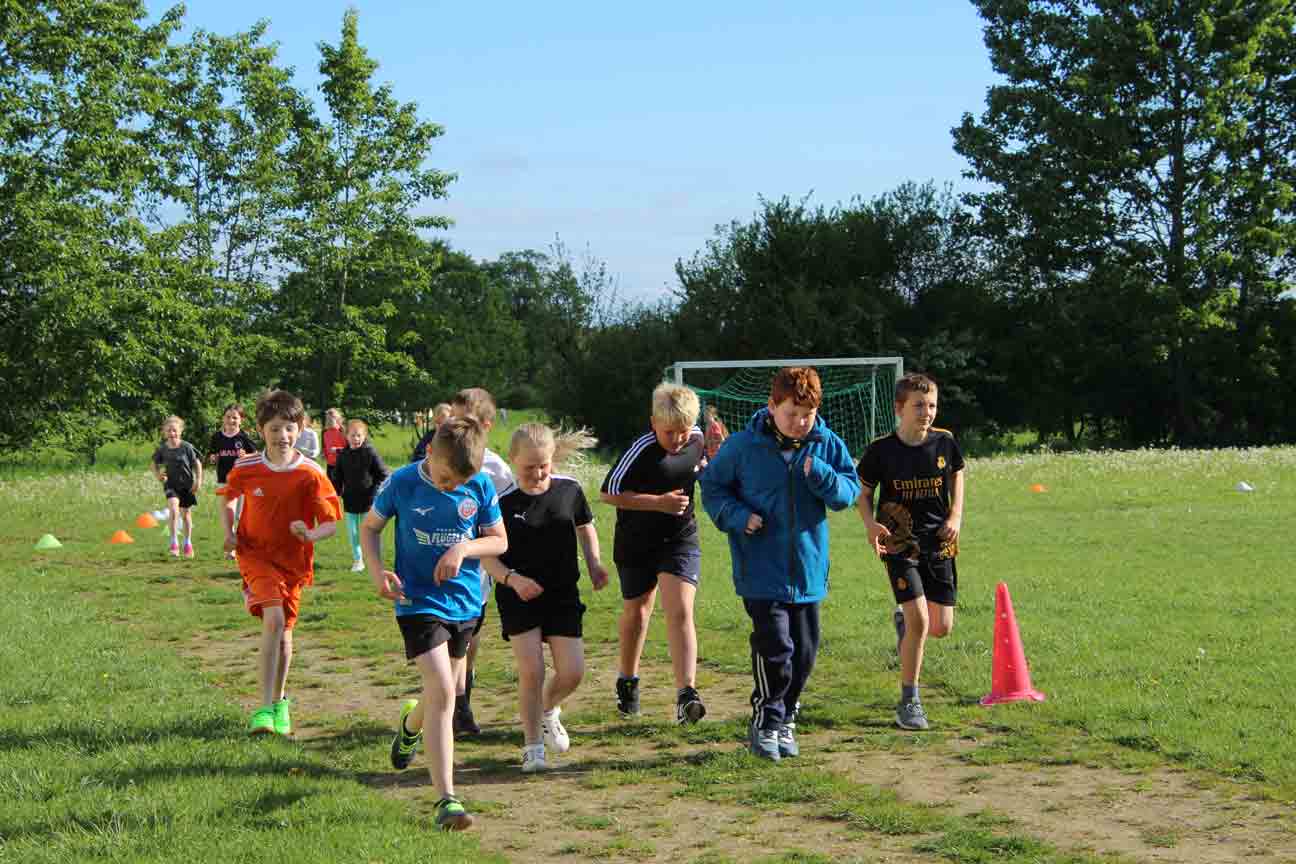 Klasse 3 beim Lauf